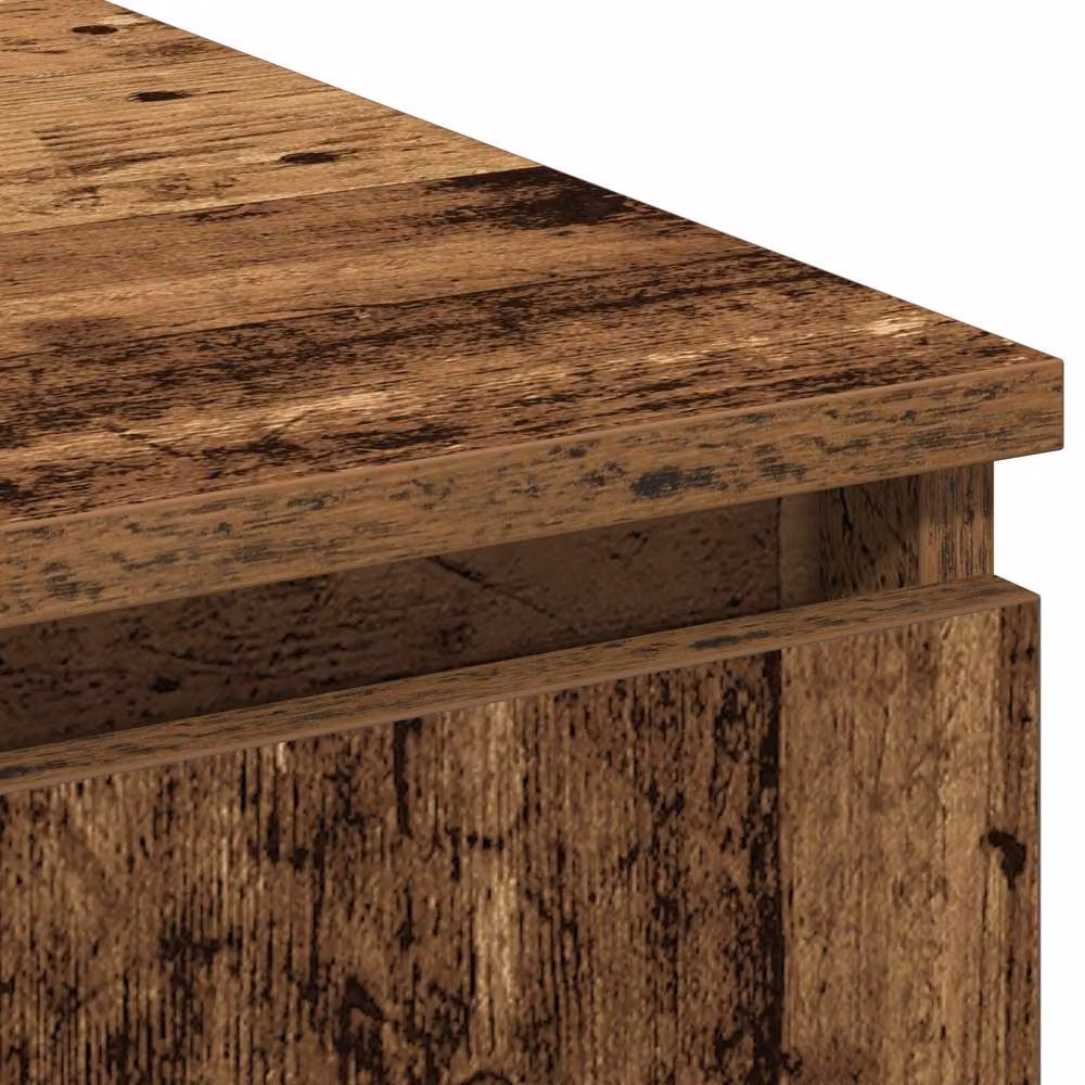 Berkfield Home Rustic Brown TV Cabinet with Integrated LED Lighting, W/D/H: 180 x 38 x 49 cm – 4