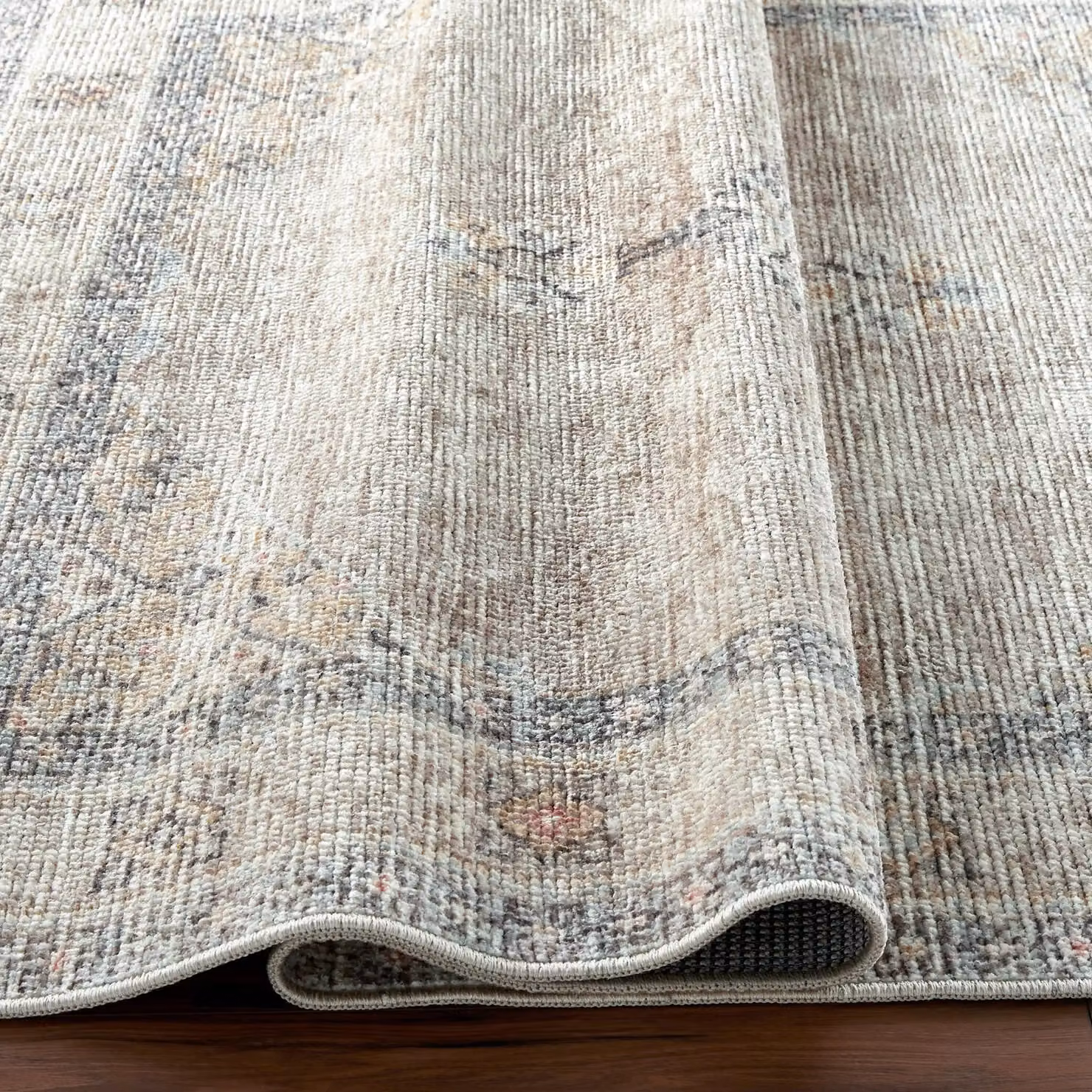 Livabliss Becki Owens Lila Traditional Boho Floral Living and Dining Rug in Grey, Brown and Blue, W: 120 cm, L: 170 cm – 2