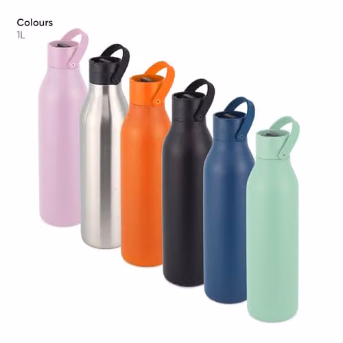 Circular & Co Insulated Stainless Steel Water Bottle, Leakproof and BPA Free, Green, 1000ml – 2