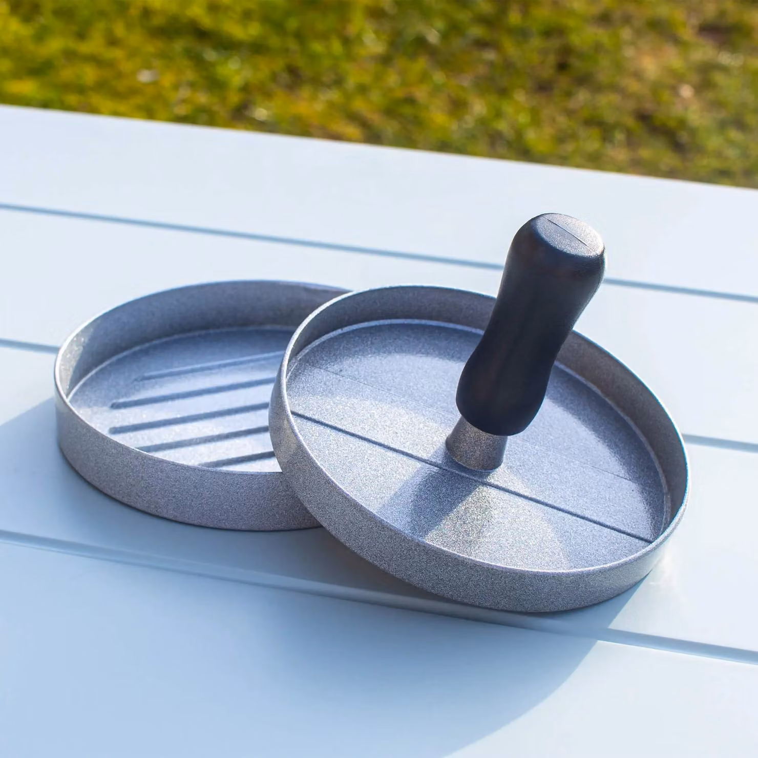 Valiant BBQ and Smoker Accessory Set in Metallic Silver with Stainless Steel and Silicone Tools – 9