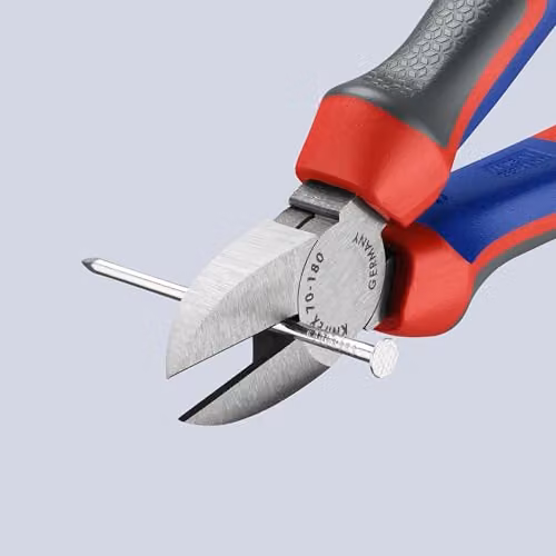 Knipex Chrome Vanadium Side Cutter in Blue, Red and Multicolour, 180 mm – 2