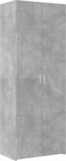 Berkfield Home Highboard in Concrete Grey, W: 70 cm, D: 42.5 cm, H: 185 cm – 1