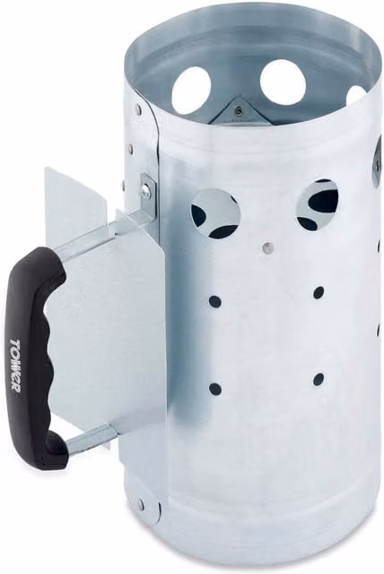 Tower Silver Stainless Steel Charcoal Starter Pan