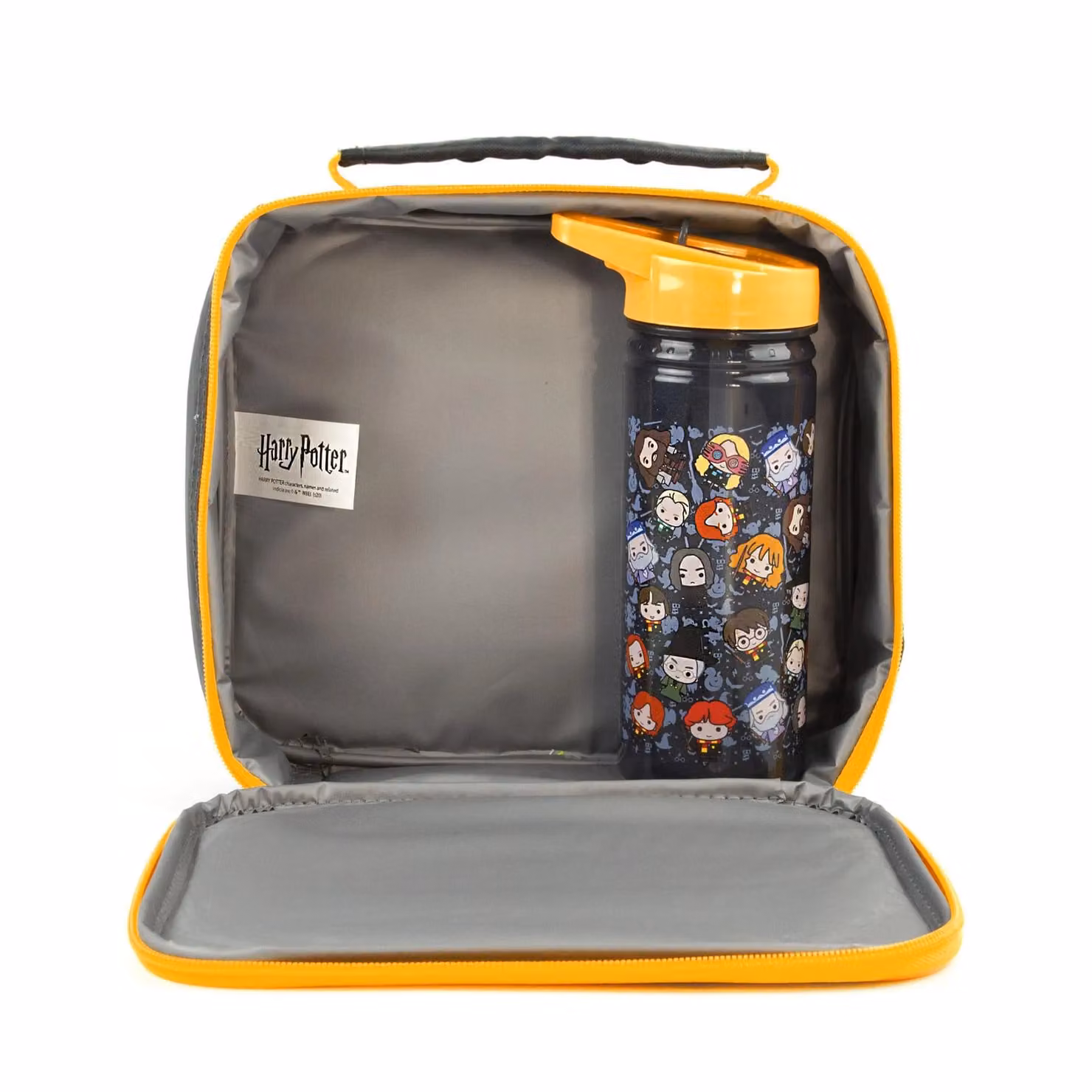 Harry Potter Lunch Bag and Bottle Set in Black, Yellow and Multicolour – 2