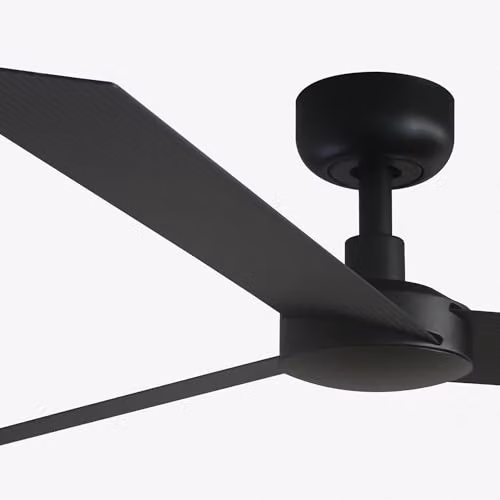 FARO Barcelona Cruiser L Black DC Ceiling Fan with Remote Control – 3