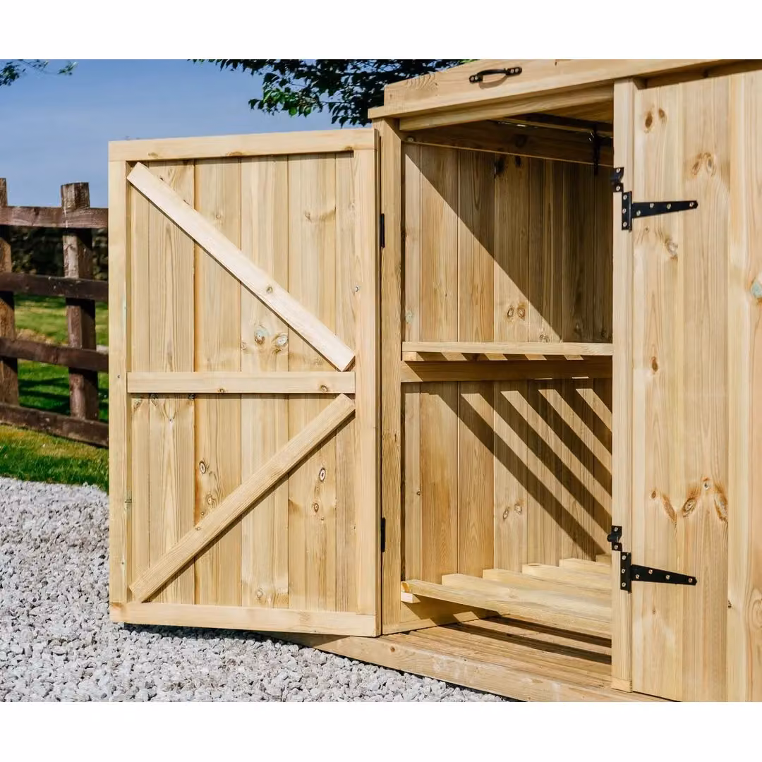 Buttercup Farm Chatburn 6 Box Store in Brown Timber W/D/H: 180.5 x 120.0 x 80.4 cm – 5