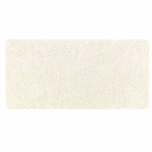 My Mat Non-Slip Washable Shaggy Pile Runner in Beige and White, W: 67 cm, L: 150 cm