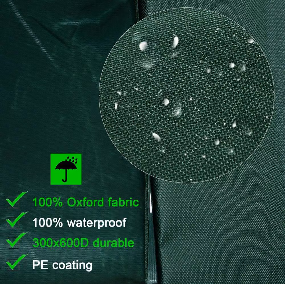 STILVORA Waterproof Green Polyester Garden Furniture Cover – 4