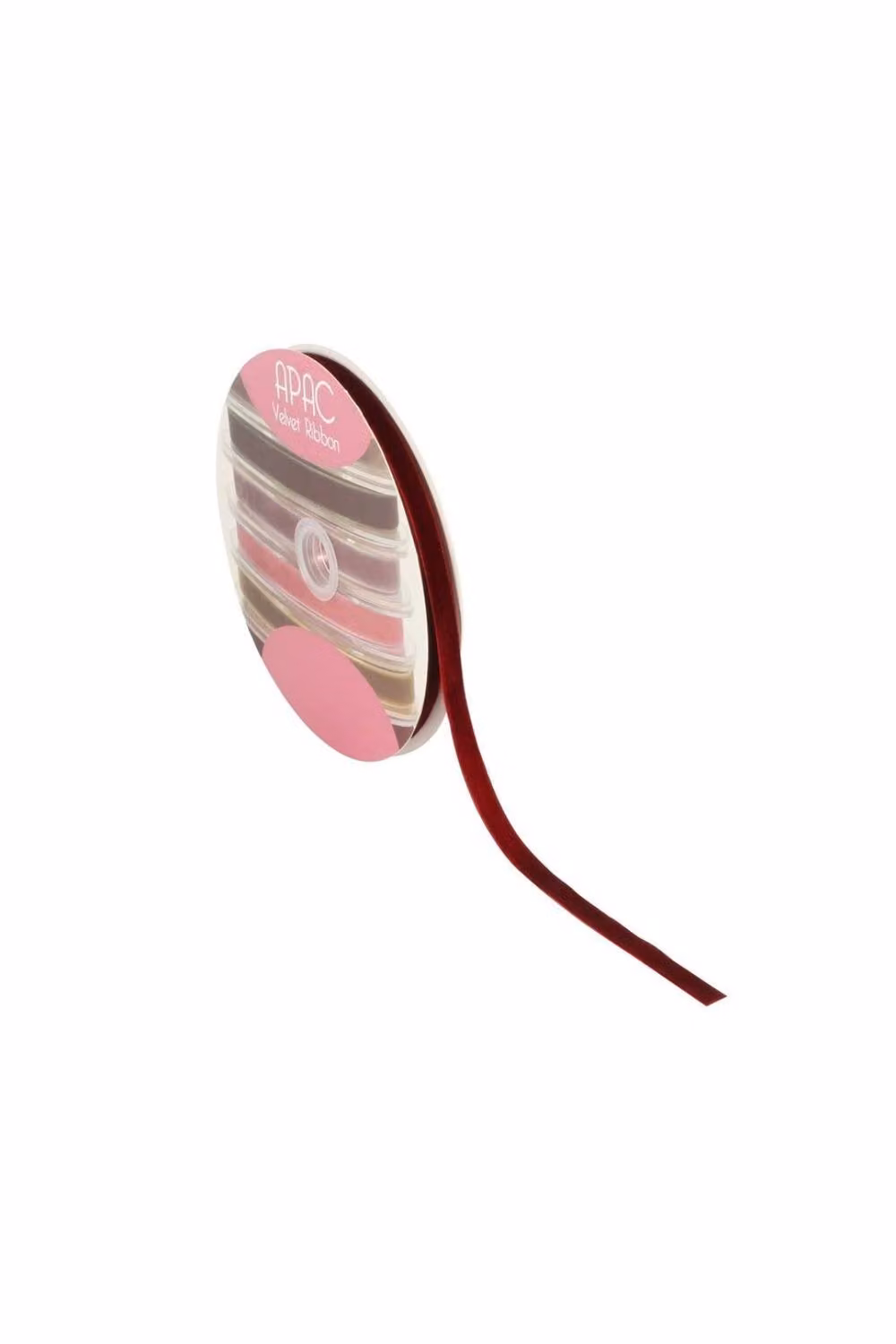 KDMD Burgundy Velvet Ribbon, 2 Pack – 3