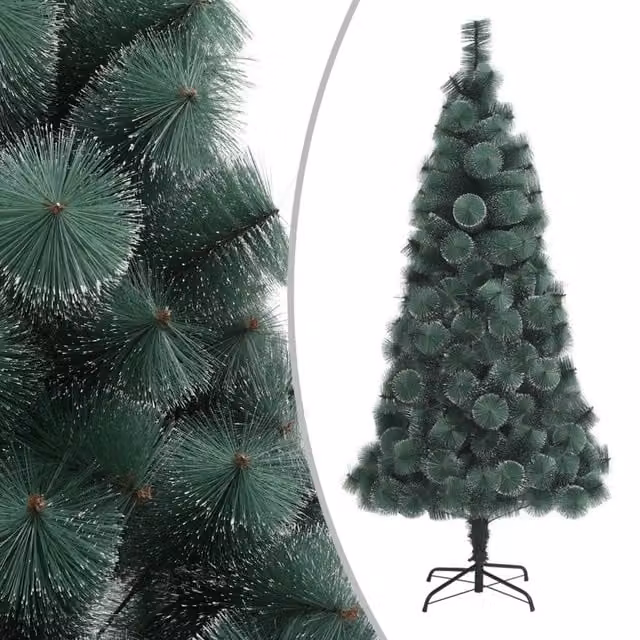 Berkfield Home Artificial Green Christmas Tree with Stand, Height: 210 cm