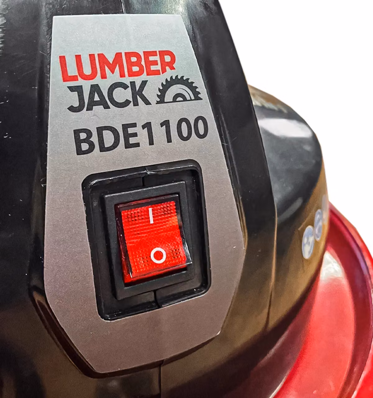 Lumberjack 1100W Woodworking Dust Collector with 50L Drum in Red, W: 100 cm, D: 40 cm, H: 40 cm – 4