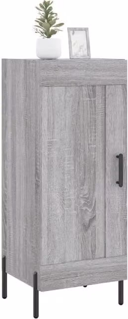 Berkfield Home Grey Sonoma Sideboard in Engineered Wood, W/D/H: 34.5 x 34.5 x 90 cm – 1
