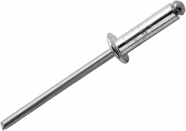 Rapid Galvanised Steel Automotive Rivets, Multicolour, 50 Pack, 4 x 12mm