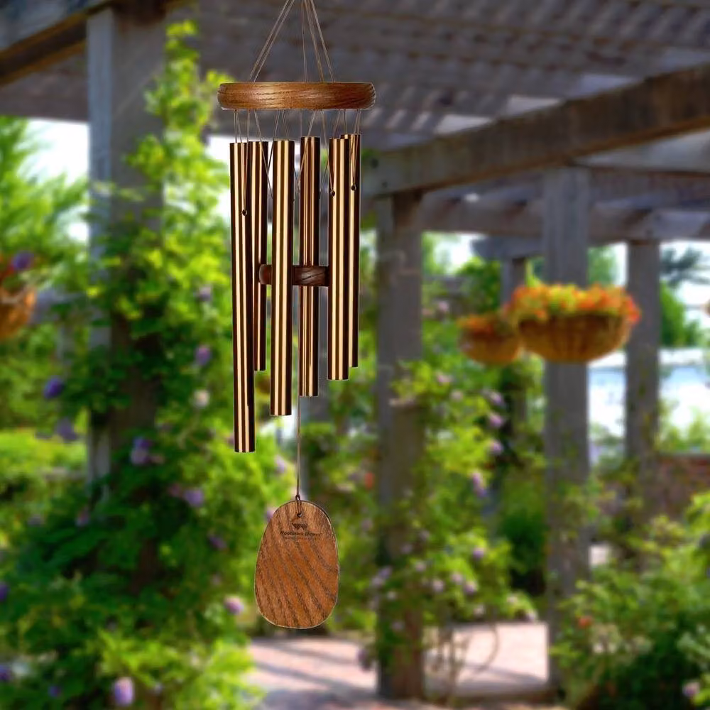 Woodstock Chimes Amazing Grace Wind Chime, Bronze – 10