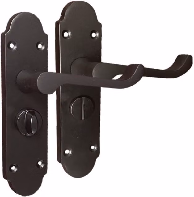 Betley Butterfly Matt Black Butterfly Plate Door Handle