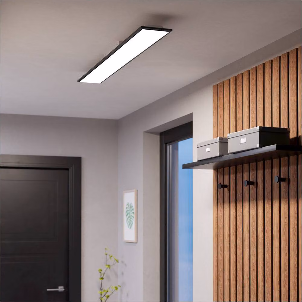 Loops 2 Pack Black LED Ceiling Light with RGB Colour Changing Function – 2