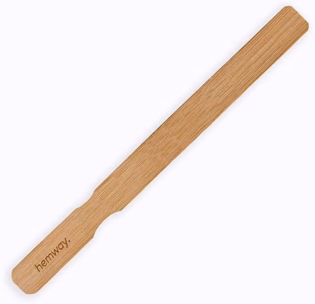 Hemway Bamboo Paint Stirrer, Wood, Brown/Beige, W/D/H: 2.5 x 2.5 x 28 cm