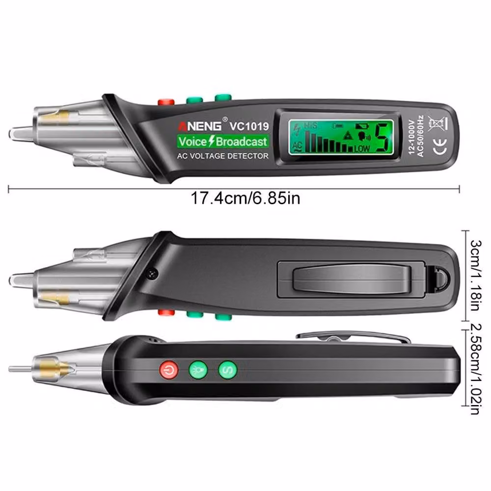 FLAVORA Pen Style Non-Contact Voltage Detector in Black – 2