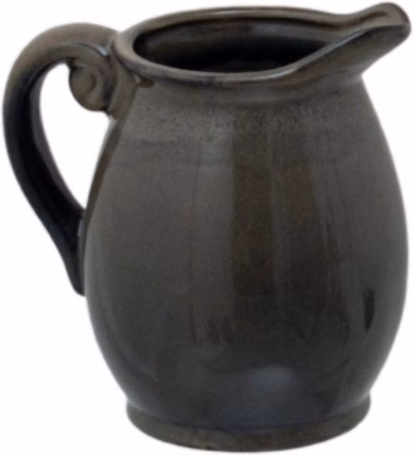 Hill Interiors Olpe Ceramic Tabletop Vase in Green and Yellow