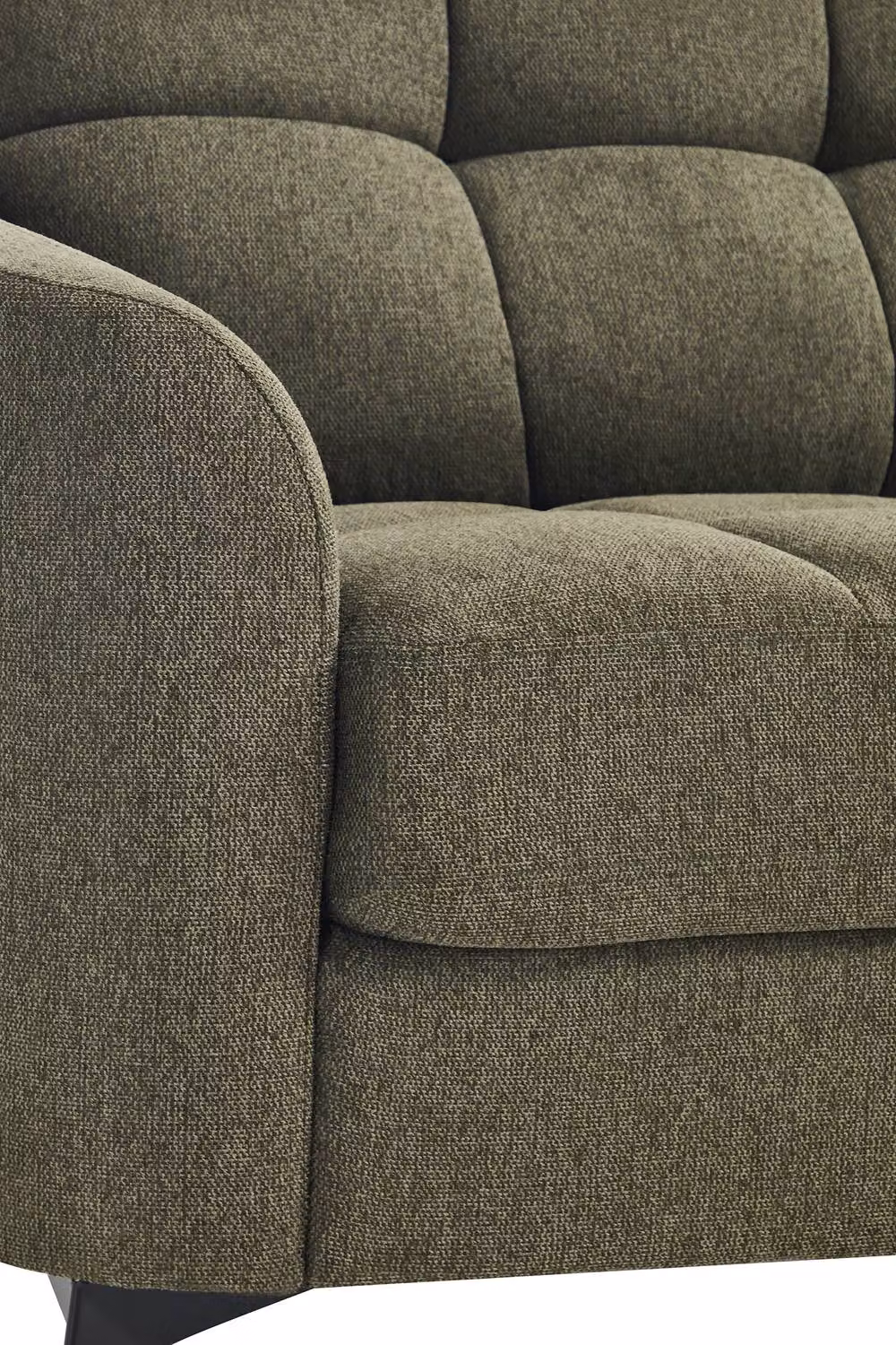 More4Homes Solna Scandi Style 1+3 Seater Fabric Sofa Set in Green – 3