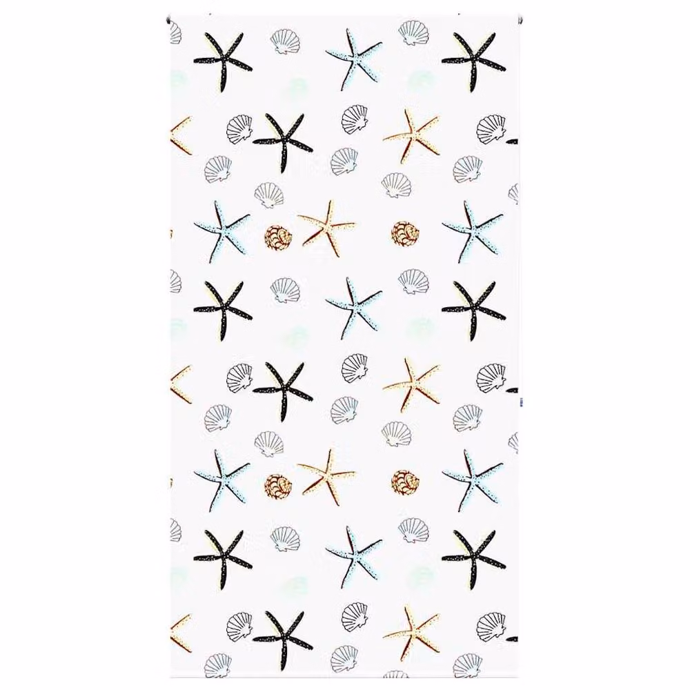 Berkfield Home Shower Roller Blind, White, W: 130 cm, H: 240 cm