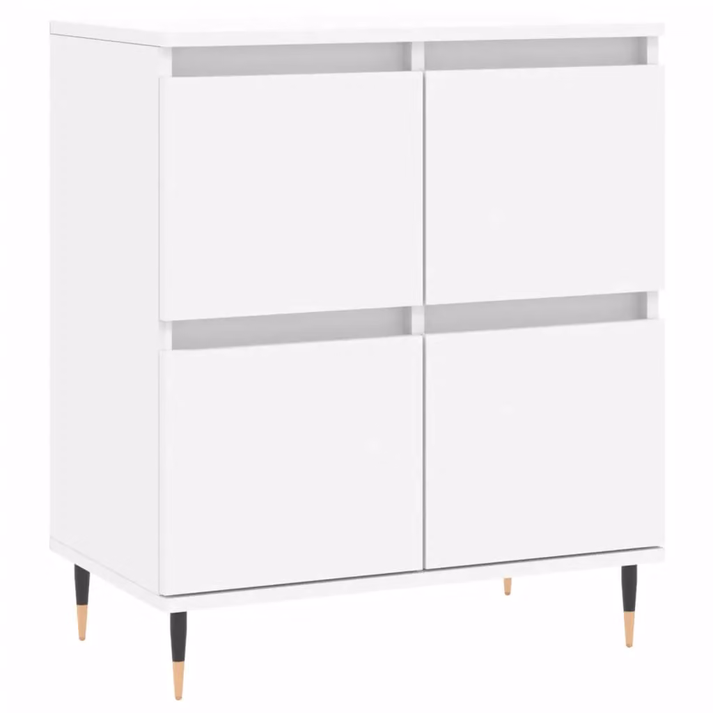 Berkfield Home Classic Sideboard in White, W/D/H: 60 x 35 x 70 cm – 2