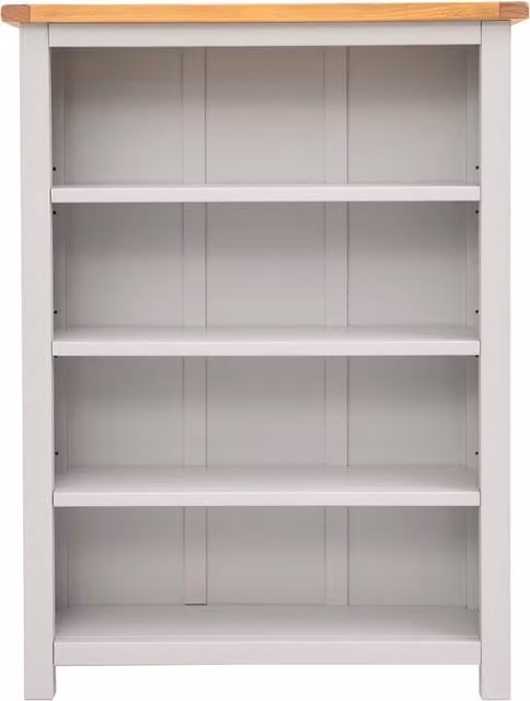 Cabinet Bits Argenta Bookcase in Grey, W/D/H: 90 x 25 x 120 cm