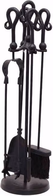 Lemon Pavilion Furniture and Decor Crook Top Companion Set in Black, W/D/H: 18 x 18 x 66 cm – 1