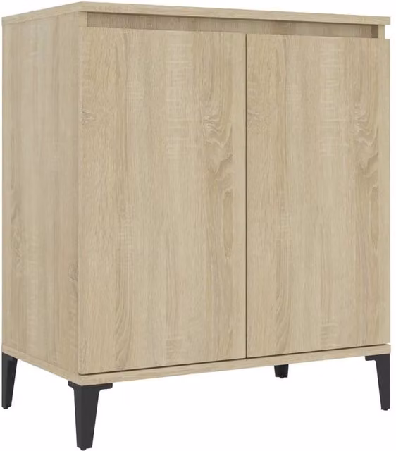 Berkfield Home Sonoma Oak Sideboard in Light Oak, W/D/H: 60 x 35 x 70 cm – 1