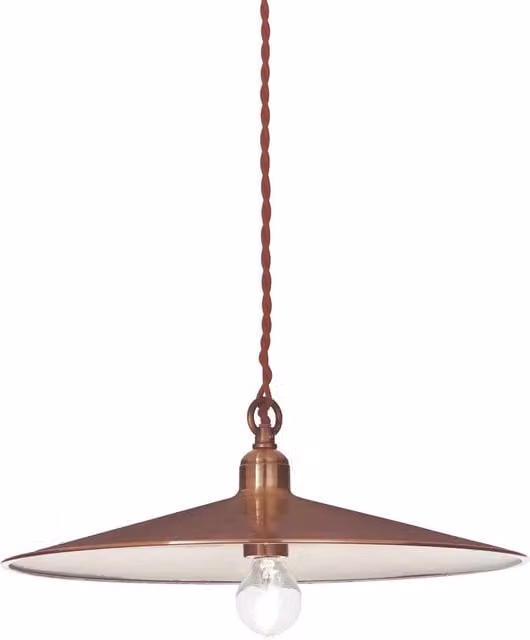Netlighting Cantina Large Dome Ceiling Pendant Light in Copper with E27 Socket