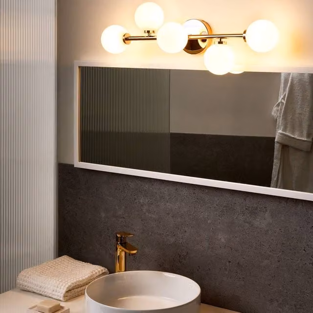 Wyld and Coco Gold 5-Light Modern Metal Wall Lamp – 1