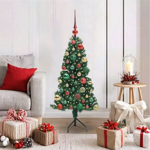 Berkfield Home Minimalist Green Artificial Christmas Tree, Height: 120 cm