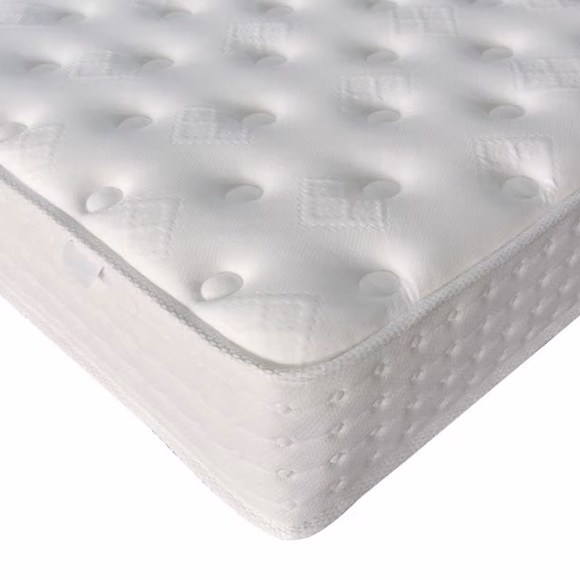 Somnior Pocket Core Hybrid Rolled Mattress with Memory Foam and Reflex Foam in White, Size: King (W: 180 cm, D: 200 cm) – 1