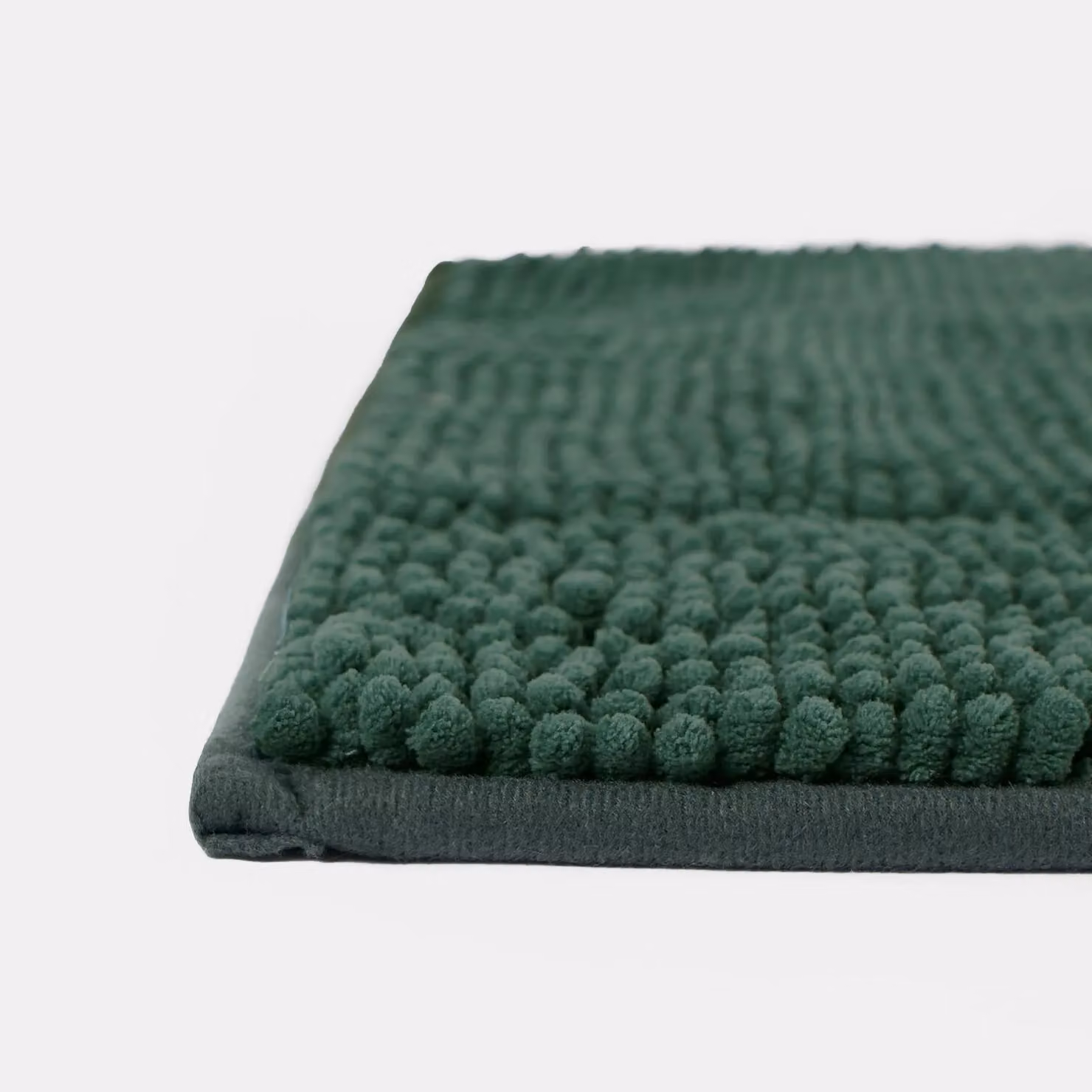 OHS Chenille Noodle Bath Mat in Green, W/D/H: 75 x 45 x 1 cm – 2