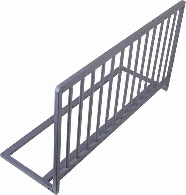 Safetots Foldable Wooden Bed Guard in Grey, W: 110 cm, H: 60 cm