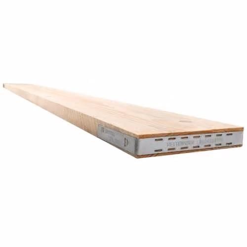 Snowdon Timber Banded Scaffold Board, Rough Sawn, Brown, W: 22.5 cm, H: 3.6 cm, L: 1.8 m, Pack of 2