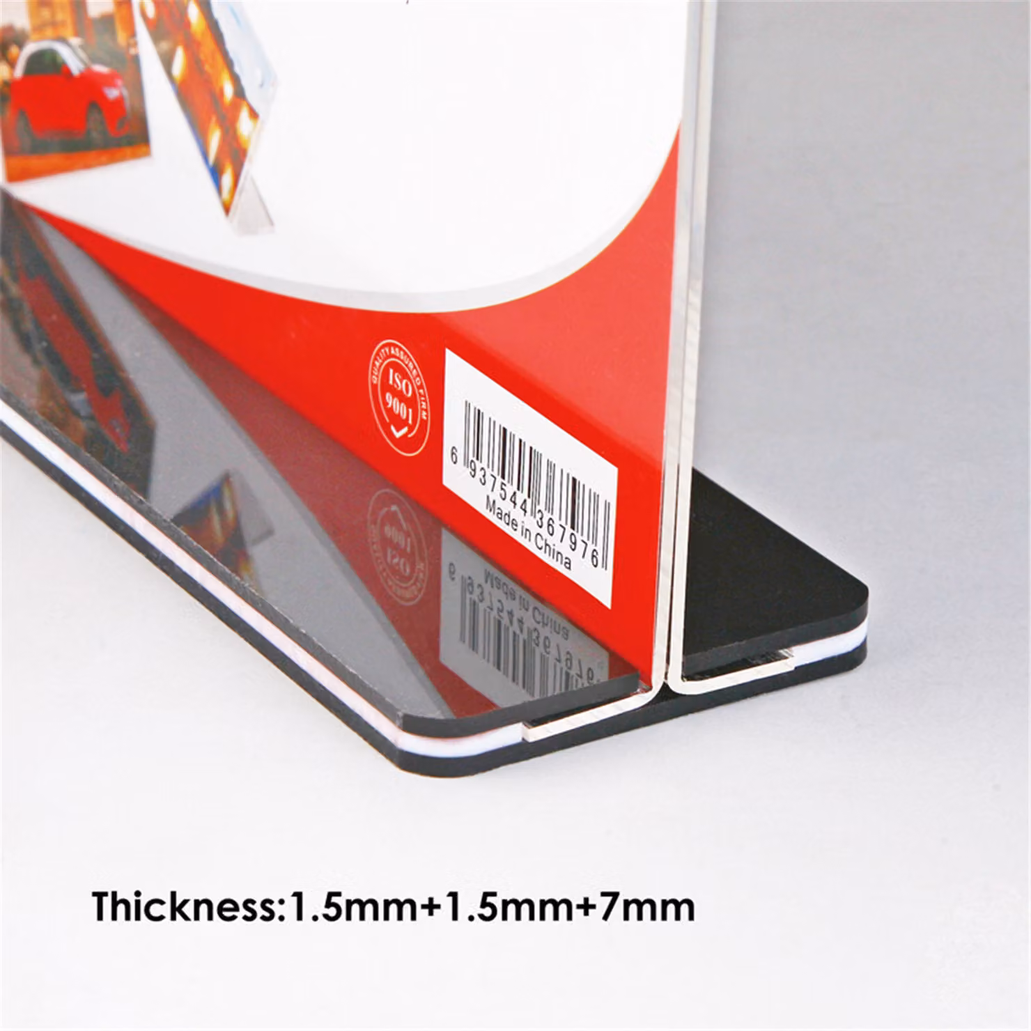 Foska Transparent White Acrylic Label Sign Holder – 2