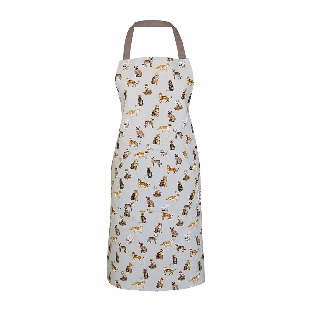 Cooksmart Curious Cats Cotton Apron in Multicolour – 2