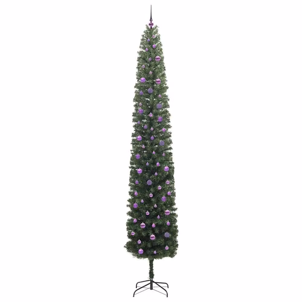 Berkfield Home Artificial Christmas Tree with 300 Warm White LEDs and Stand, Green – 4