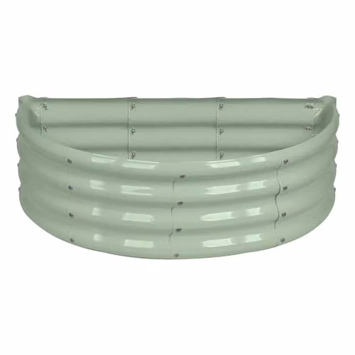 Harbour Housewares Raised Garden Bed, Green Galvanised Steel Metal Planter for Vegetables and Ornamental Gardens, W: 90 cm, D: 45 cm, H: 30 cm – 1