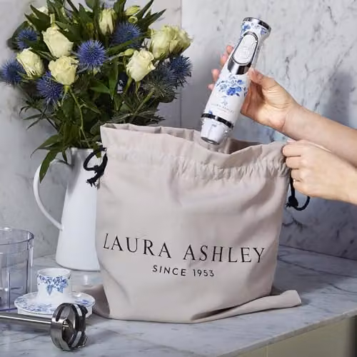 Laura Ashley VQ China Rose 4-in-1 Electric Hand Blender Set in Pink and Multicolour – 4