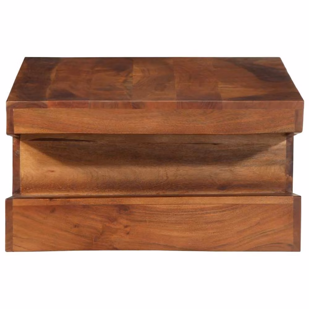 Berkfield Home Acacia Wood Coffee Table in Brown, W/D/H: 90 x 60 x 30 cm – 3
