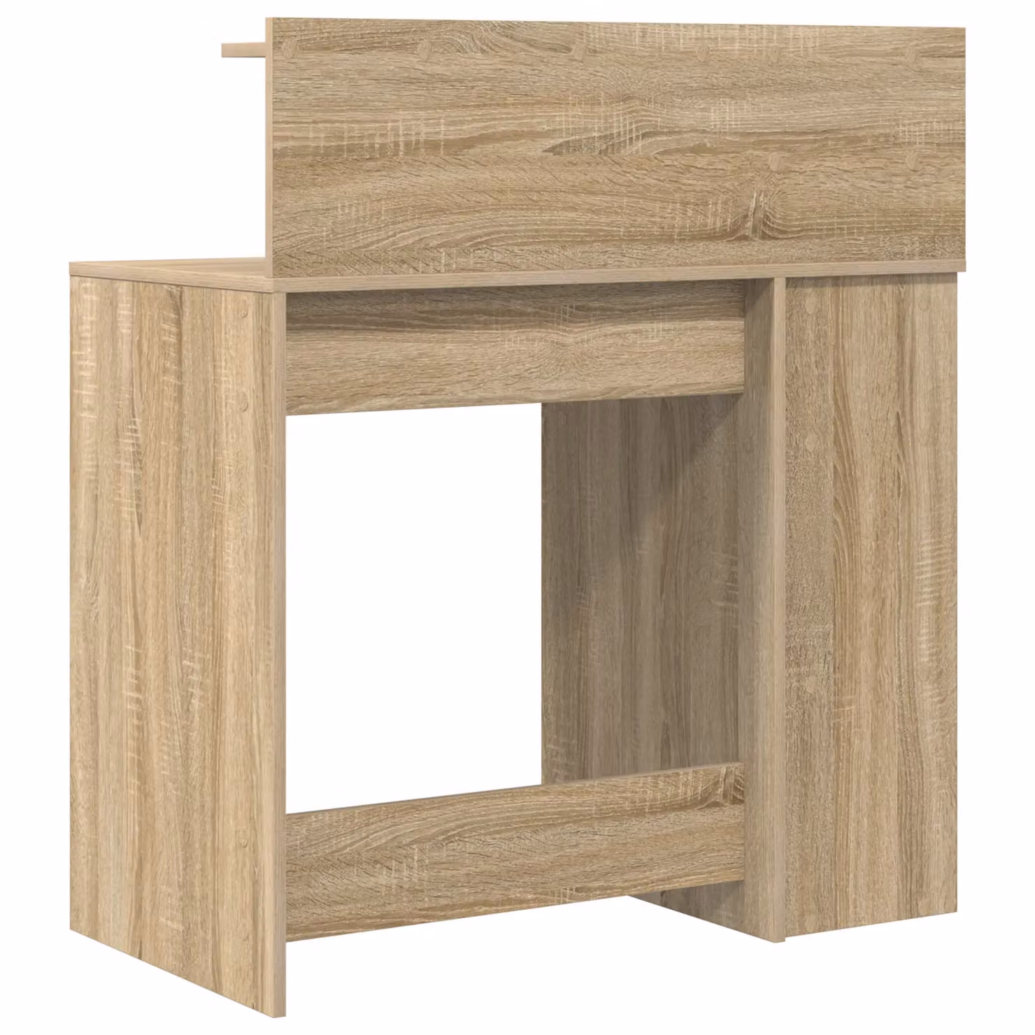 Berkfield Modern Writing Desk with Storage in Sonoma Oak, W/D/H: 90 x 48 x 101.5 cm – 5