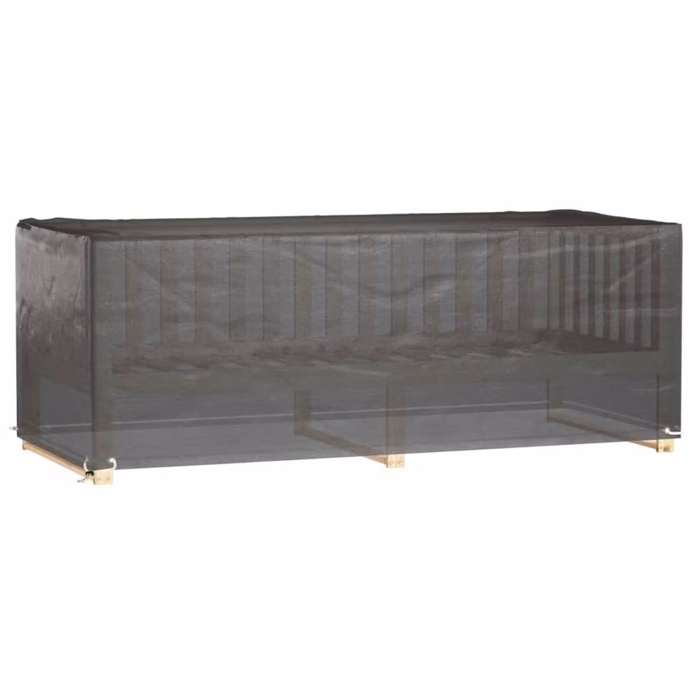 Berkfield Home Durable Garden Furniture Covers, 2 Pack, Black, W/D/H: 192 x 82 x 65 cm – 2