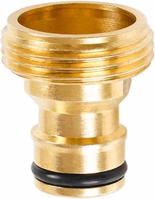 Marco Paul 3/4" Male Threaded Brass Tap Connector in Gold