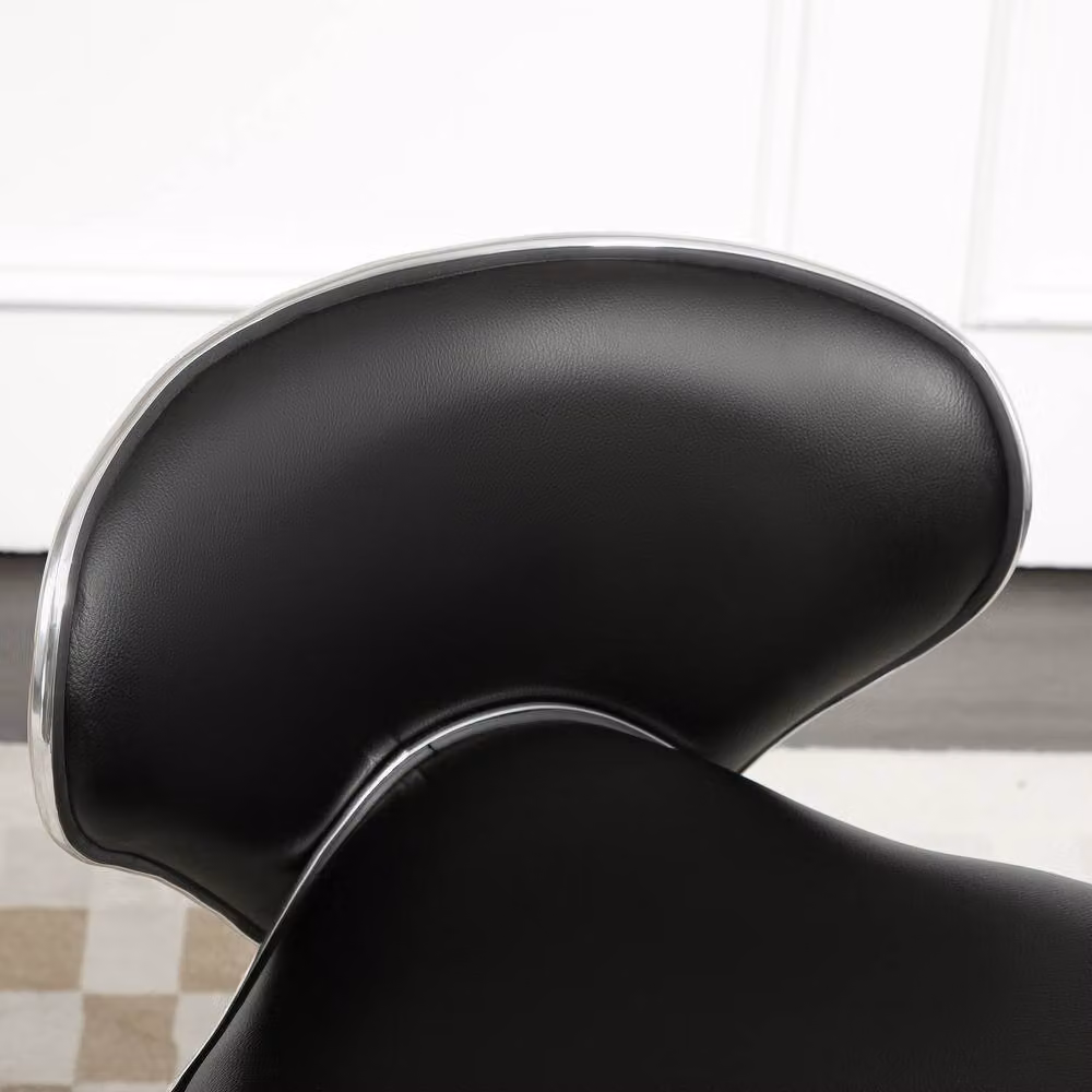 STILVORA Adjustable Height Salon Stool in Black – 6