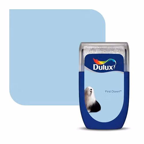 Dulux Walls & Ceilings Tester Paint, First Dawn, Multicolour and Blue, 30 ml
