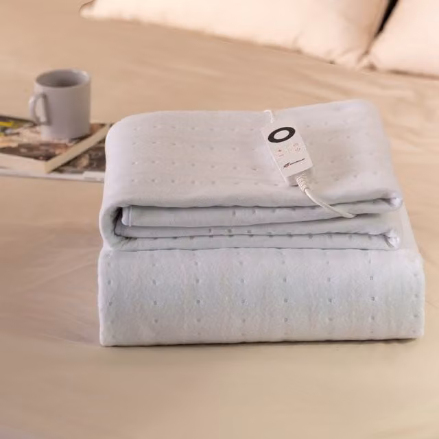 Neo Electric Heated Underblanket in White, Single, W: 90 cm, L: 200 cm