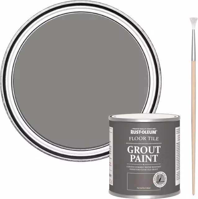 Rust-Oleum Art School Floor Grout Paint, Grey, 250 ml