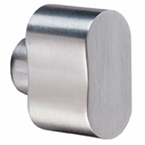 Loops Peanut Shaped Thumbturn to Suit Cylinder, Silver, W: 28 mm, D: 23.5 mm, H: 15 mm – 1